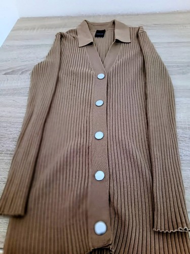 Strickjacke rippstrick - in,
