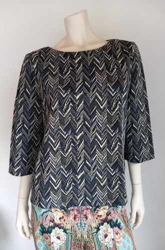 Madeleine shirt bluse grau - shirt,