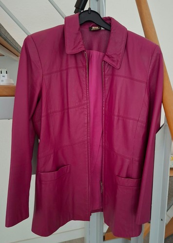 Damen lederjacke blazer - ,