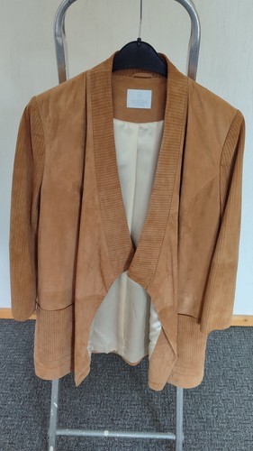 Elegante lange lederjacke - lange,