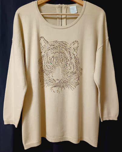 Pullover madeleine beige - pullover,